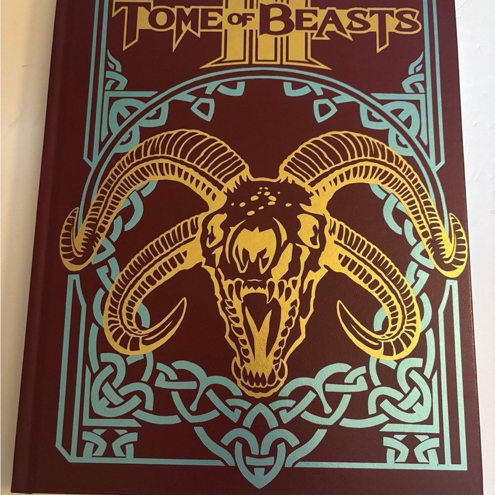 Tome Of Beasts 3 alternate cover Dungeons & Dragons DnD book EUC